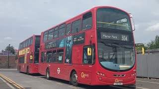 *Full Route Visual + First Day* Route 304 - Custom House - Manor Park - Operated By GoAhead London