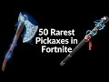 Top 50 Rarest Item Shop Pickaxes (November 2023)