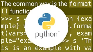 How do I create a multiline Python string with inline variables?