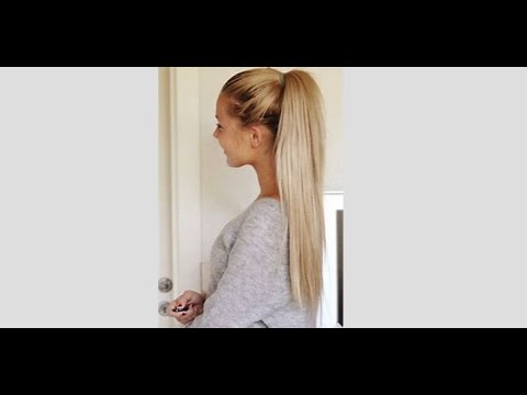 How to Put Clip-In Extensions into a High Pony Tail How to Put Clip-In Extensions into a High Pony Tail