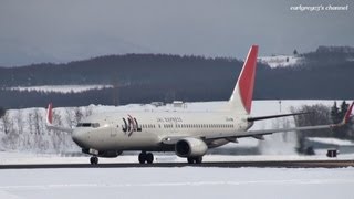 旭川空港 JAL Express (JEX/JAL) Boeing 737-800 JA323J 2012.1.28