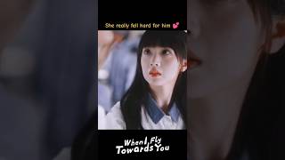 The affection in her eyes 🥰💝 | #wheniflytowardsyou 🪁🦋 | #cdrama #viral #romanticdrama #cute #shorts