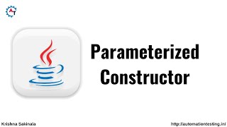 Parameterized Constructor in Java | Java Tutorial For Beginners | Java Parameterized Constructor