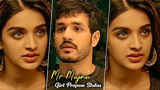 Girl proposed boy shocked 😳 | South Status ✨ | Mr Majnu 🎭 | Love status लड़की ने लड़के को प्रोपोज़ किया