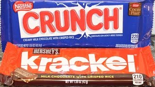 Nestle Crunch vs Hershey’s Krackel: Candy Bar Blind Taste Test