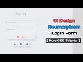UI Design Neumorphism Login Form || HTML5 & CSS3 || Full Tutorial
