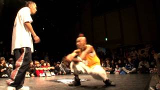 DANCE@LIVE HIPHOP S7 KANSAI CHARISMAX【SEMIFINAL】YOHEI vs TATSUYA (WINNER:YOHEI)