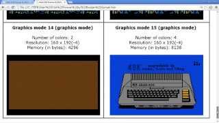 Programming the Atari XL/XE - Part 9 - Graphics Modes (2014)