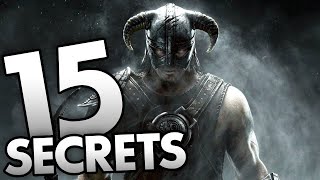 15 AMAZING Skyrim Secrets! 😱🔥⚔️