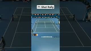 Insane 71 Shot Tennis Rally | Wairr