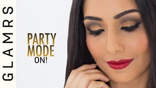 Copper Smokey Eyes And Red Lips | Glamrs Makeup with Pallavi Symons