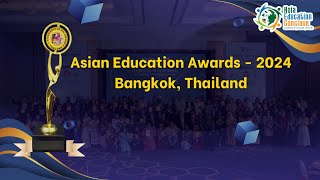 Asia Education Awards- Bangkok, Thailand