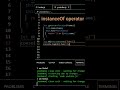 instanceOf operater in javascript