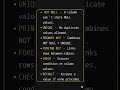 SQL Constraints