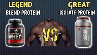 On gold standard VS isopure | on gold standard | isopure isolate protein | protein