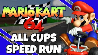 DOUBLE PB! Surprise! I'm live again lol | All Cups Speed Run (No Skips) | Mario Kart 64