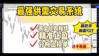 黄金实盘入场逻辑分析丨这次有止损单没吃到大肉~