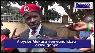 Aloysius Mukasa yeewandiisizza okuvuganya