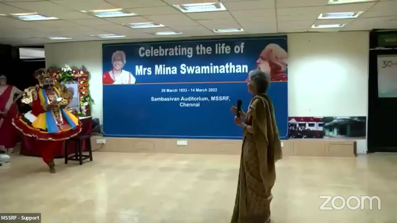 To Celebrate- Life Of Ms. Mina Swaminathan - YouTube