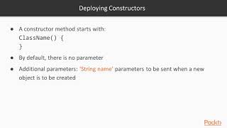 Hands-On Object Oriented Programming with Java 11: Working with Constructors|packtpub.com