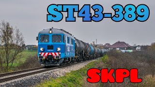 Rumun ST43-389 SKPL z cysternami | Gniezno Winiary