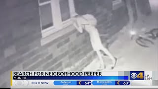 Muncie Police ask for help identifying 'peeping Tom' caught on home surveillance in overnight hours