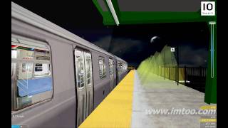 OpenBve Nycta:IND `K` Train :Run By @ Cebra Avenue on K line