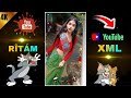 ❤️হারাবো তোমার মাঝে প্রেমেরই ছোঁয়া xml file ❤️ bengali song 🔰 alight motion 🔰 ritam xml file 🔰❤️🔰