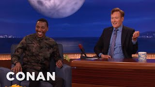 Jerrod Carmichael \u0026 Conan Remember Prince | CONAN on TBS