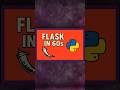 Flask in 60 Seconds | Your First Web App with Python