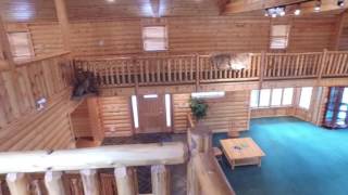 Amazing 3,900 sq ft Custom Built Home 1/2 Log Interior on 20 Acres 2424 Pierce Rd