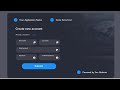 #2 Download Starter Code | Python Tkinter Modern Login And Registration Form GUI | Sign Up and Login