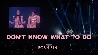 221215 BLACKPINK Born Pink in Copenhagen | DON'T KNOW WHAT TO DO