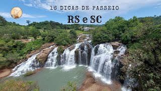 16 DICAS DE VIAGENS NO RS E EM SC | FIZ TODAS EM 2024 | NATUREZA, ENGENHARIA E TRAVESSIA DE RIOS