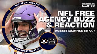 🚨 NFL FREE AGENCY BUZZ 🚨 FULL BREAKDOWN of all the biggest signings so far 👀 | SC with SVP