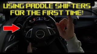 How to Use PADDLE SHIFTERS (Camaro) #Cars #Camaro #v6