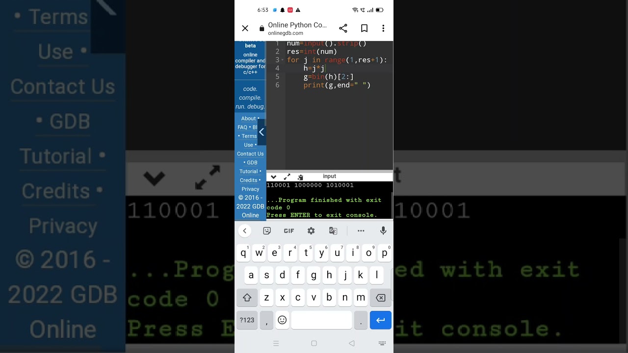 Skillrack Daily Challenge Day 11 25 12 22 Binary