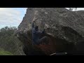 V7 - Beverly Hills Cop (Right) || Trackside Boulders || Grampians Bouldering