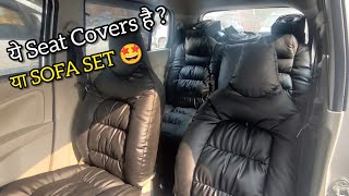 Ultra Comfort Seat Covers Installation in Car || Sofa Seat Covers for Car || Vahan Official