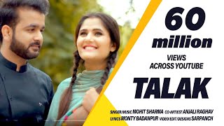 Talak -  4K Full Video ! Mohit Sharma ! Anjali Raghav ! Sweta Chauhan ! New Haryanvi Song 2020