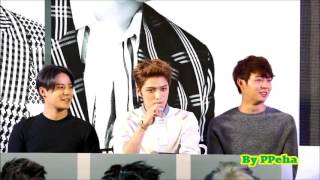 140924 JYJ @ Press con in Thailand [Speak Thai]