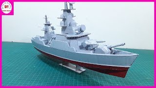 How To Make A Boat Models With Cardboard | Battleship | Do It Yourself