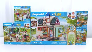 Unboxing Playmobil : La maison tiny house (2024) – 71509, 71510, 71511, 71512, 71513