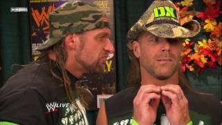 DX discuss their match at WWE Survivor Series