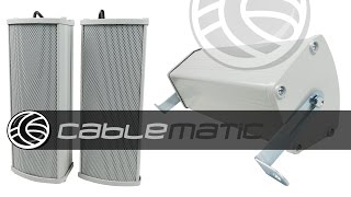 Altavoces de columna para megafonía de 20/40/60W distribuido por CABLEMATIC ®