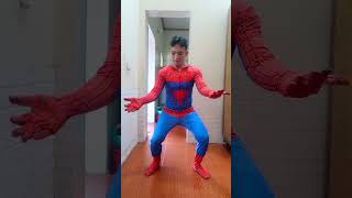 Spider-Man playing ball with dwarves⚽ #viral #shorts