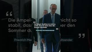 Erneute Ampel-Schelte: Union hält Aus der Regierung weiter für möglich