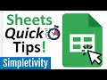 7 Google Sheets Tips that will Save You So Much Time!