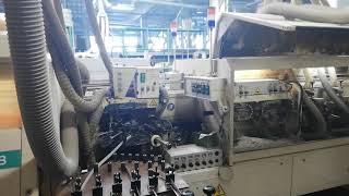 Edgebanding squaring machine