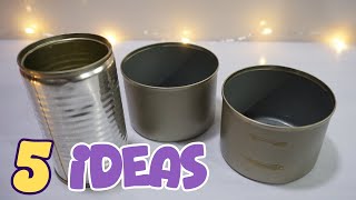 5 SMART TIN CANS IDEAS!| Best Reuse Idea